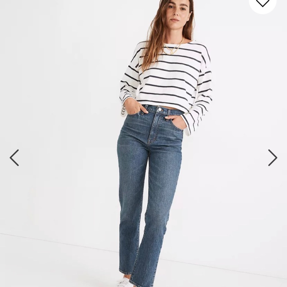 Great fit classic straight jeans Madewell in Coldbrook wash size 28